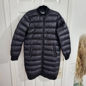 TNA chalet super light longline bomber jacket